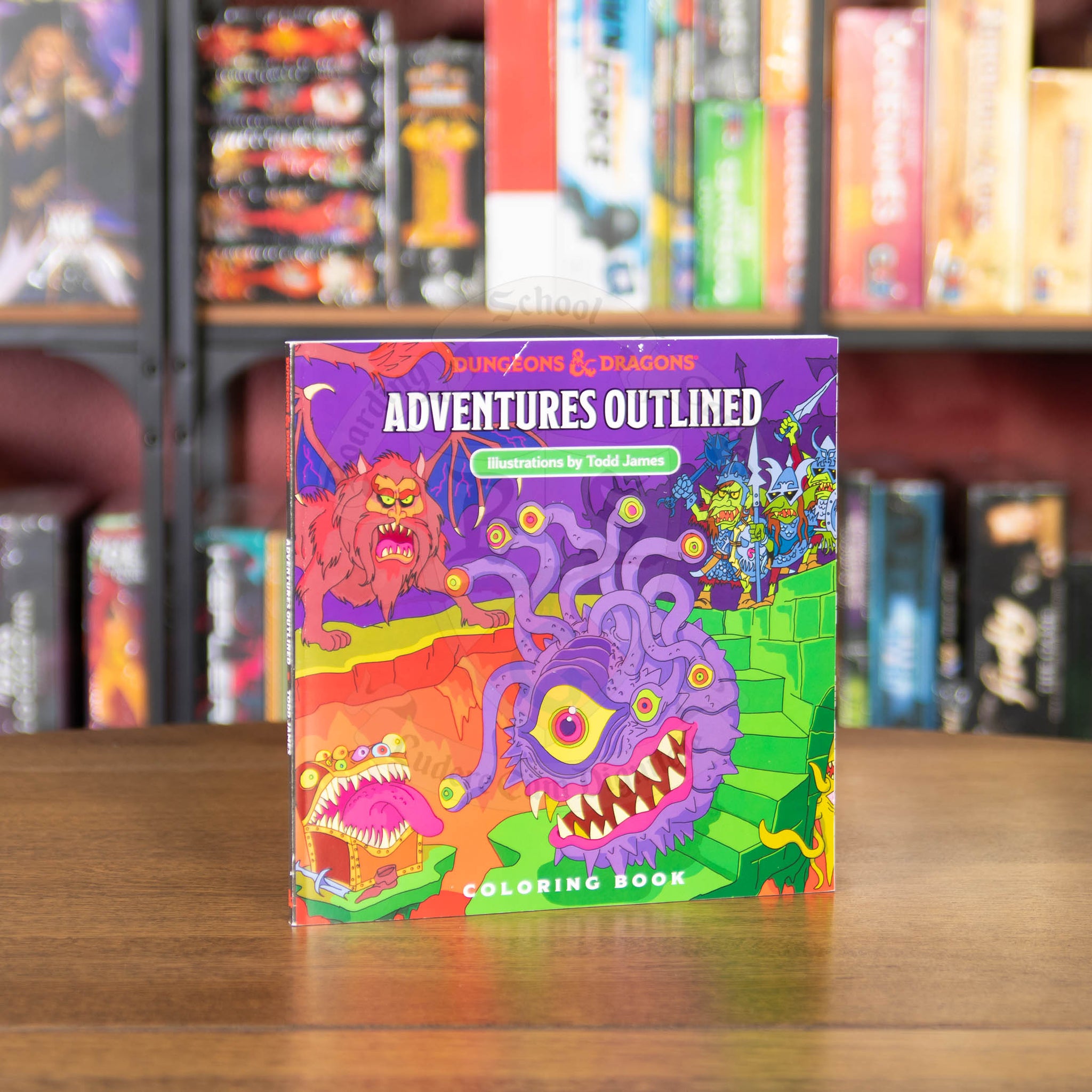 Adventures Outlined Coloring Book