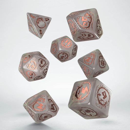 RPG Dice Set - Dragons: Quartz (7)