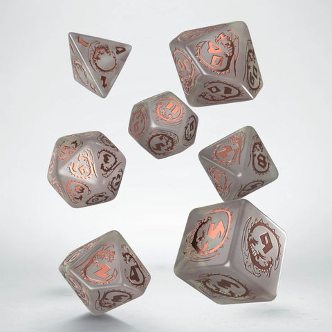 RPG Dice Set - Dragons: Quartz (7)