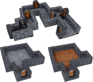 WarLock Tiles - Dungeon Tiles: 1" Straight Walls Expansion