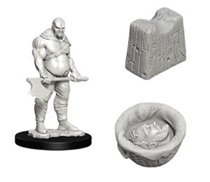 Wizkids: Deep Cuts Unpainted Miniatures - Executioner & Chopping Block