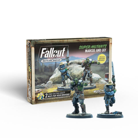 Fallout: Wasteland Warfare - Super Mutants: Marcus & Lily