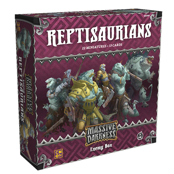 (BSG Certified USED) Massive Darkness - Reptisaurians
