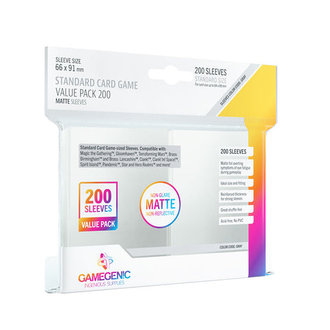 MATTE Sleeves - Standard Card Game Value Pack