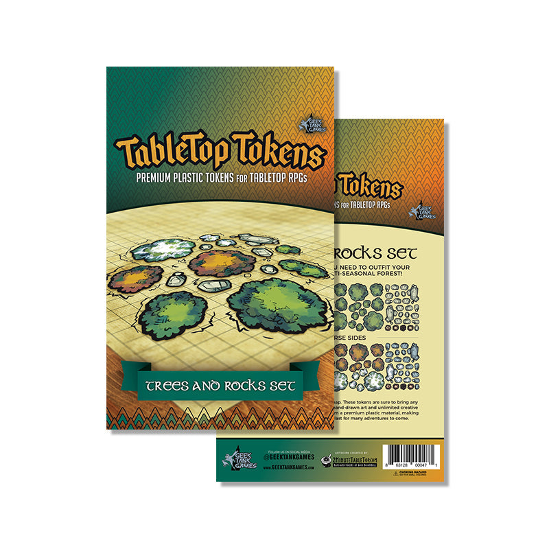 Tabletop Tokens - Trees & Rocks