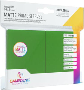 Matte Prime Sleeves - Green