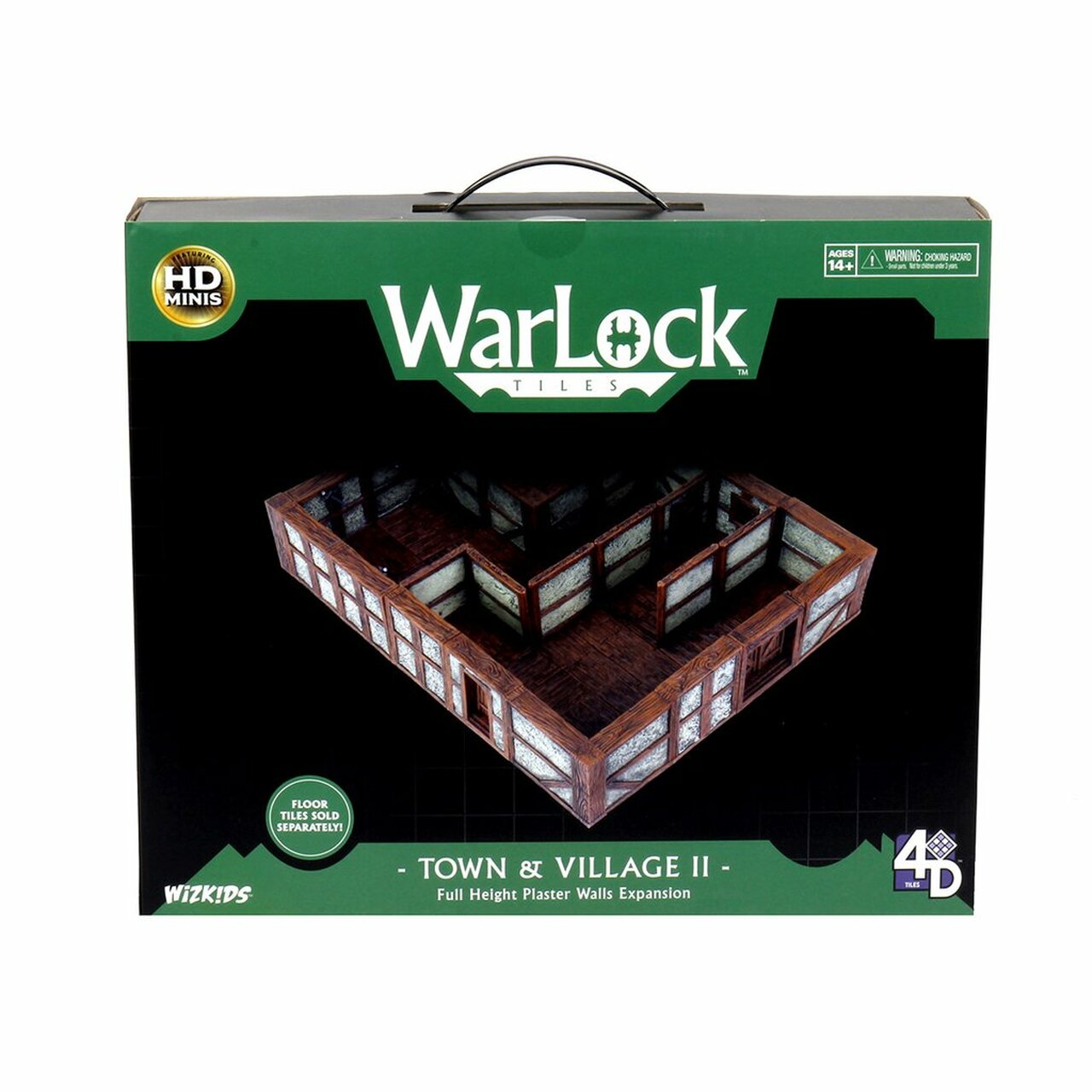 WarLock Tiles - Town & Village II: Full Height Plaster Walls Expansion