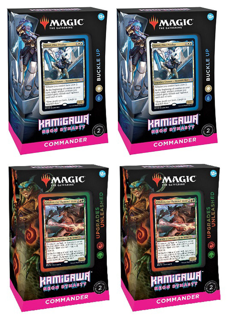 Magic: the Gathering - Kamigawa: Neon Dynasty - Commander Deck Carton (4)