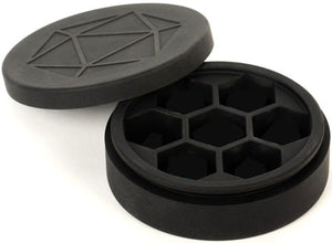 Silicone Round Dice Case - Black