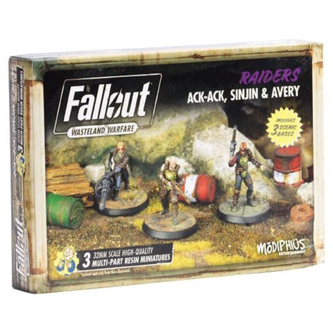 Fallout: Wasteland Warfare - Raiders: Ack Ack Sinjin & Avery