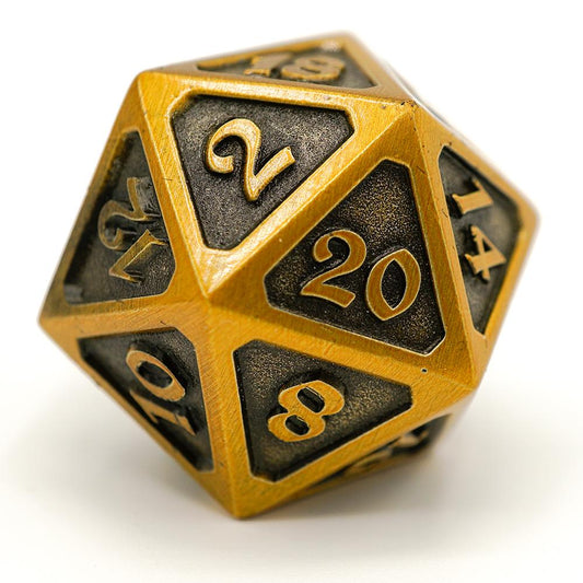 Mythica: Dire D20 - Battleworn Gold