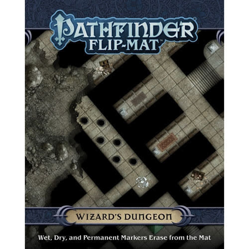 (BSG Certified USED) Pathfinder: RPG - Flip Mat: Wizard's Dungeon