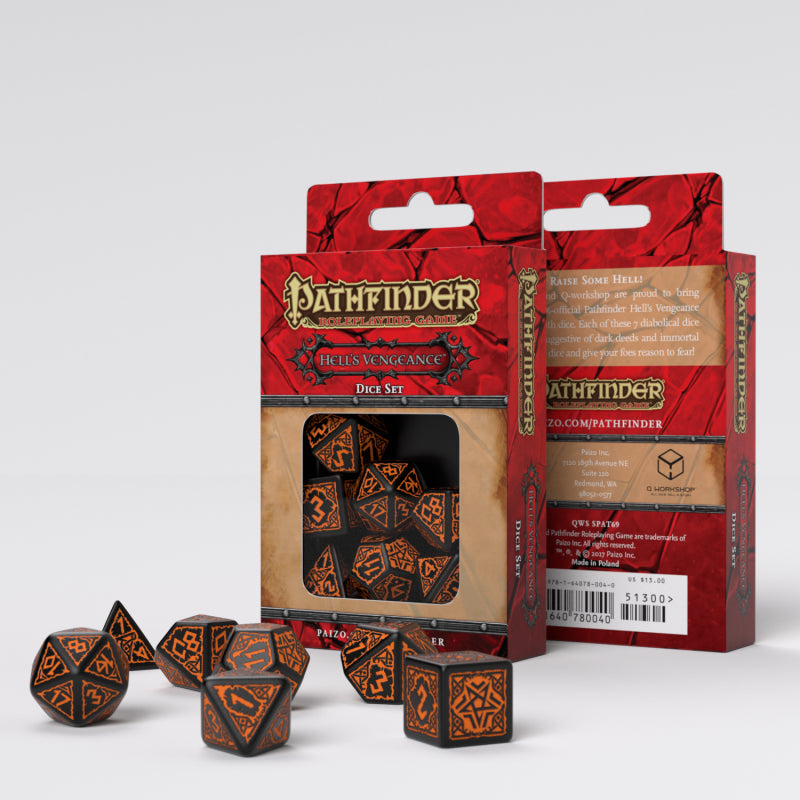 RPG Dice Set - Pathfinder: Hell's Vengeance (7)