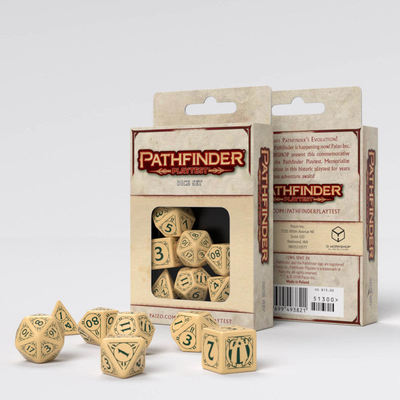 RPG Dice Set - Pathfinder: Playtest Dice (7)