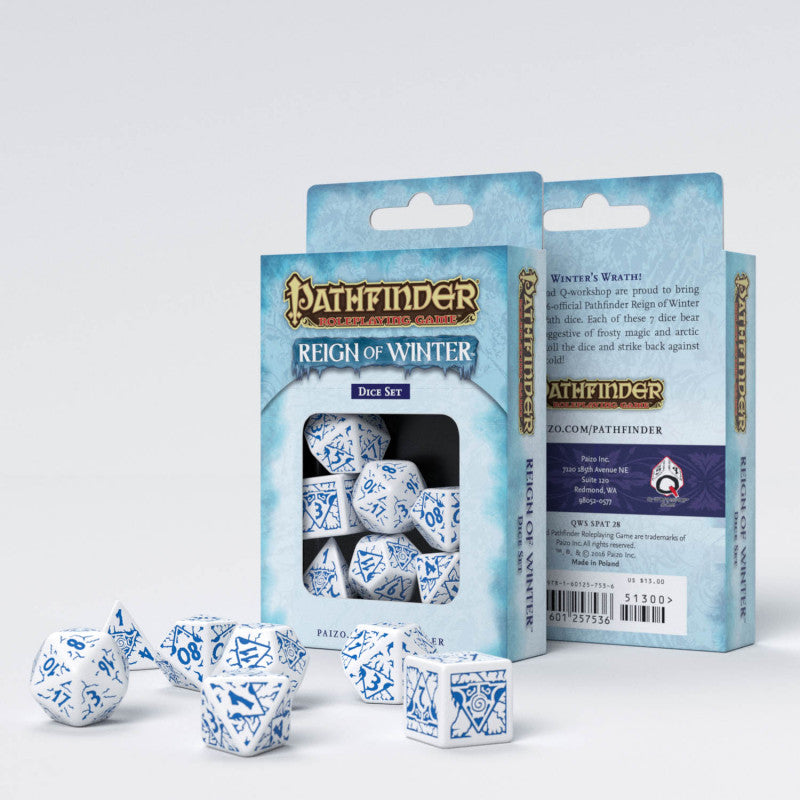RPG Dice Set - Pathfinder: Reign of Winter (7)