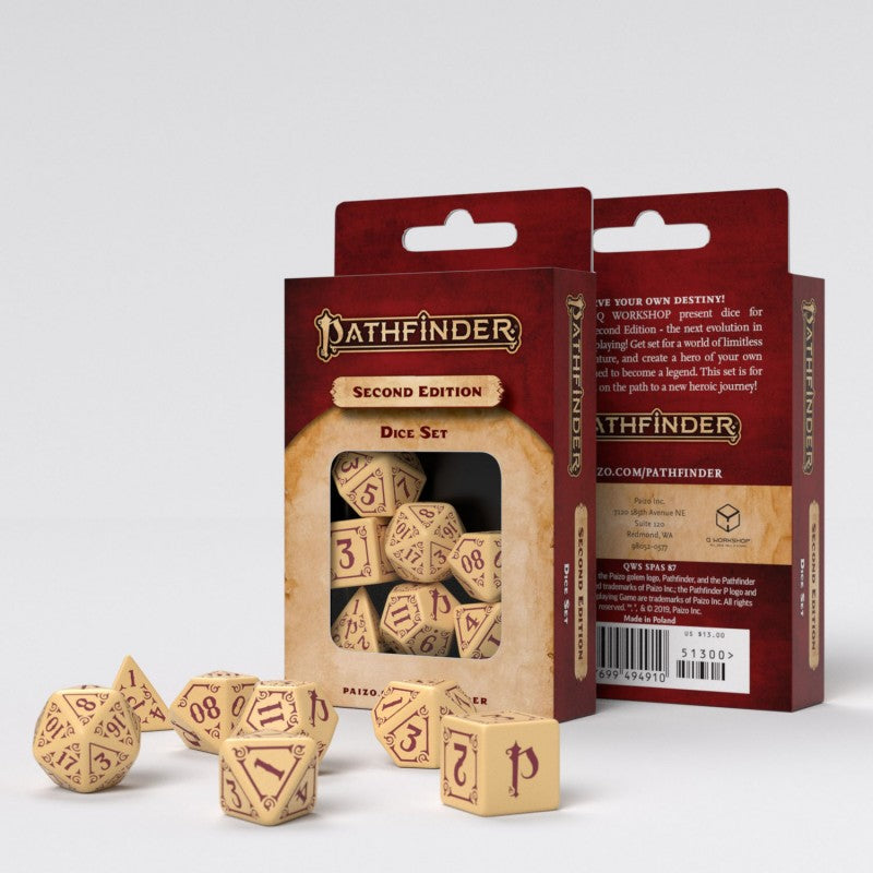 RPG Dice Set - Pathfinder: Second Edition Dice Set (7)