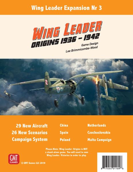 Wing Leader - Origins: 1936 - 1942