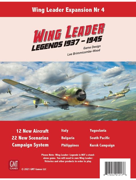 Wing Leader - Legends: 1937-1945
