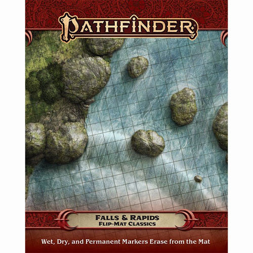 (BSG Certified USED) Pathfinder: RPG - Flip-Mat Classics: Falls and Rapids