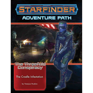 (BSG Certified USED) Starfinder: RPG - Adventure Path: The Threefold Conspiracy - Part 5: The Cradle Infestation