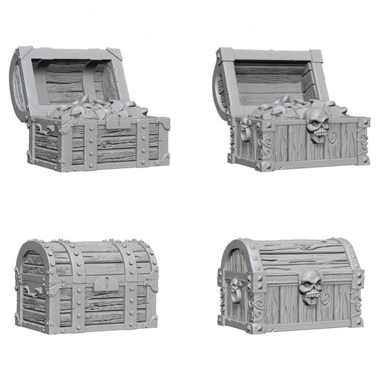 Wizkids: Deep Cuts Unpainted Miniatures - Chests