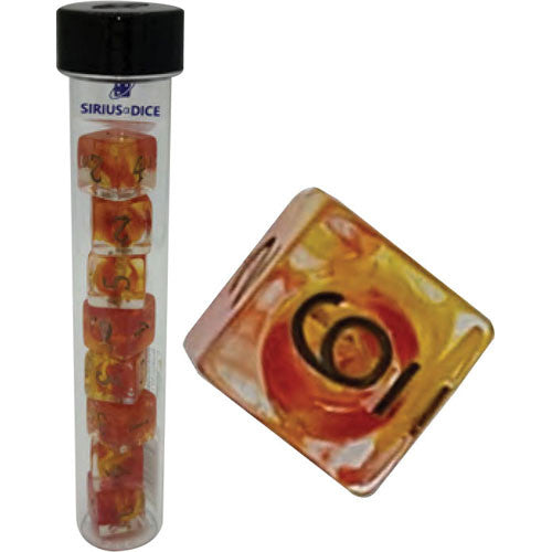 RPG Dice Set - Fireball D6 Set (8)