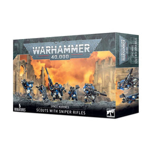 Warhammer: 40,000 - Space Marines: Scouts w/ Sniper Rifles
