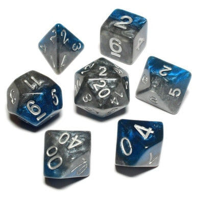 Halfsies Dice: Poly - The Heir w/ Upgraded Case (7)