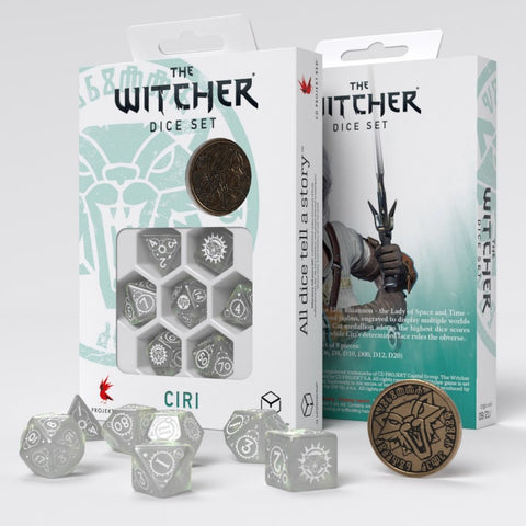 RPG Dice Set - The Witcher: Ciri - The Lady of Space and Time