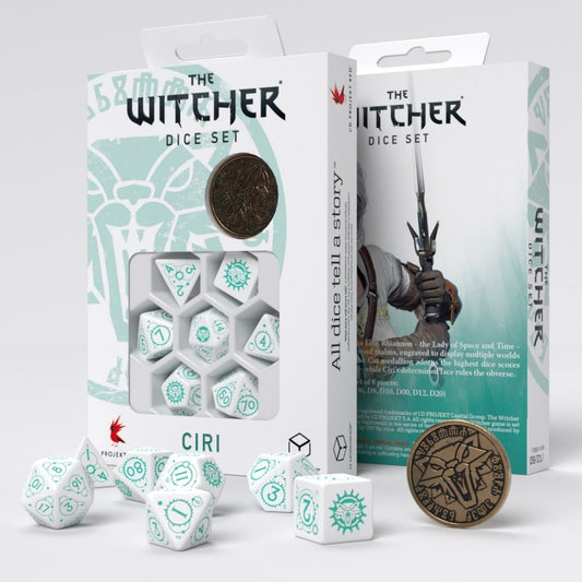 RPG Dice Set - The Witcher: Ciri - The Law of Surprise