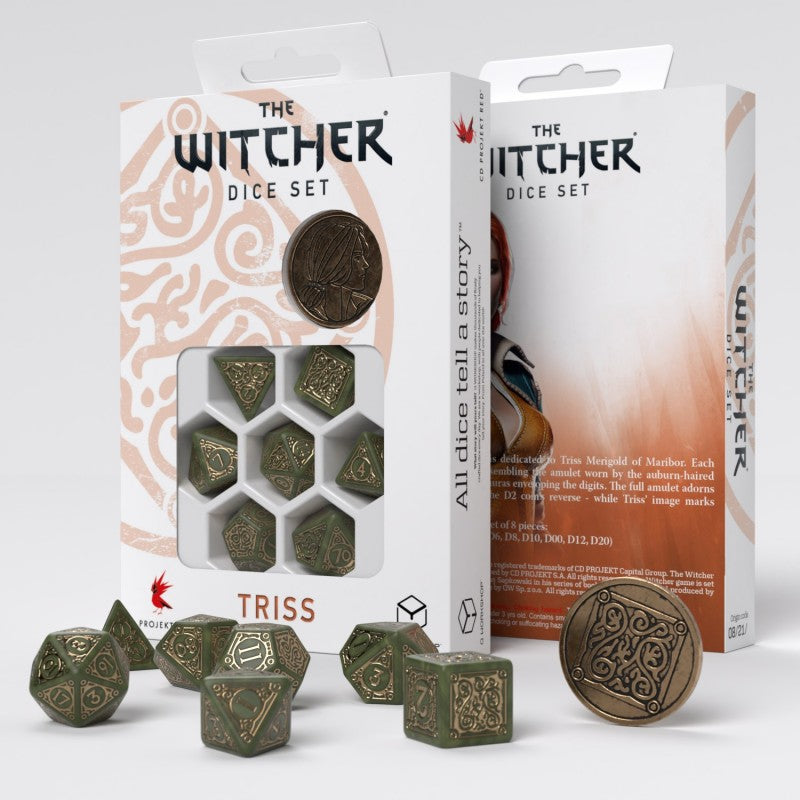 RPG Dice Set - The Witcher: Triss - The Fourteenth of the Hill
