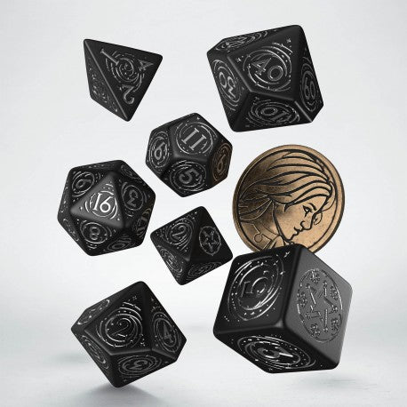 RPG Dice Set - The Witcher: Yennefer - The Obsidian Star