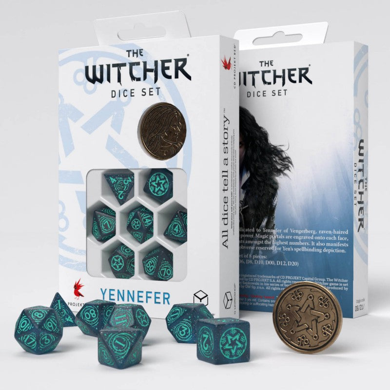 RPG Dice Set - The Witcher: Yennefer - Sorceress Supreme