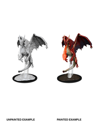 Nolzur's Marvelous Unpainted Miniatures - Young Red Dragon
