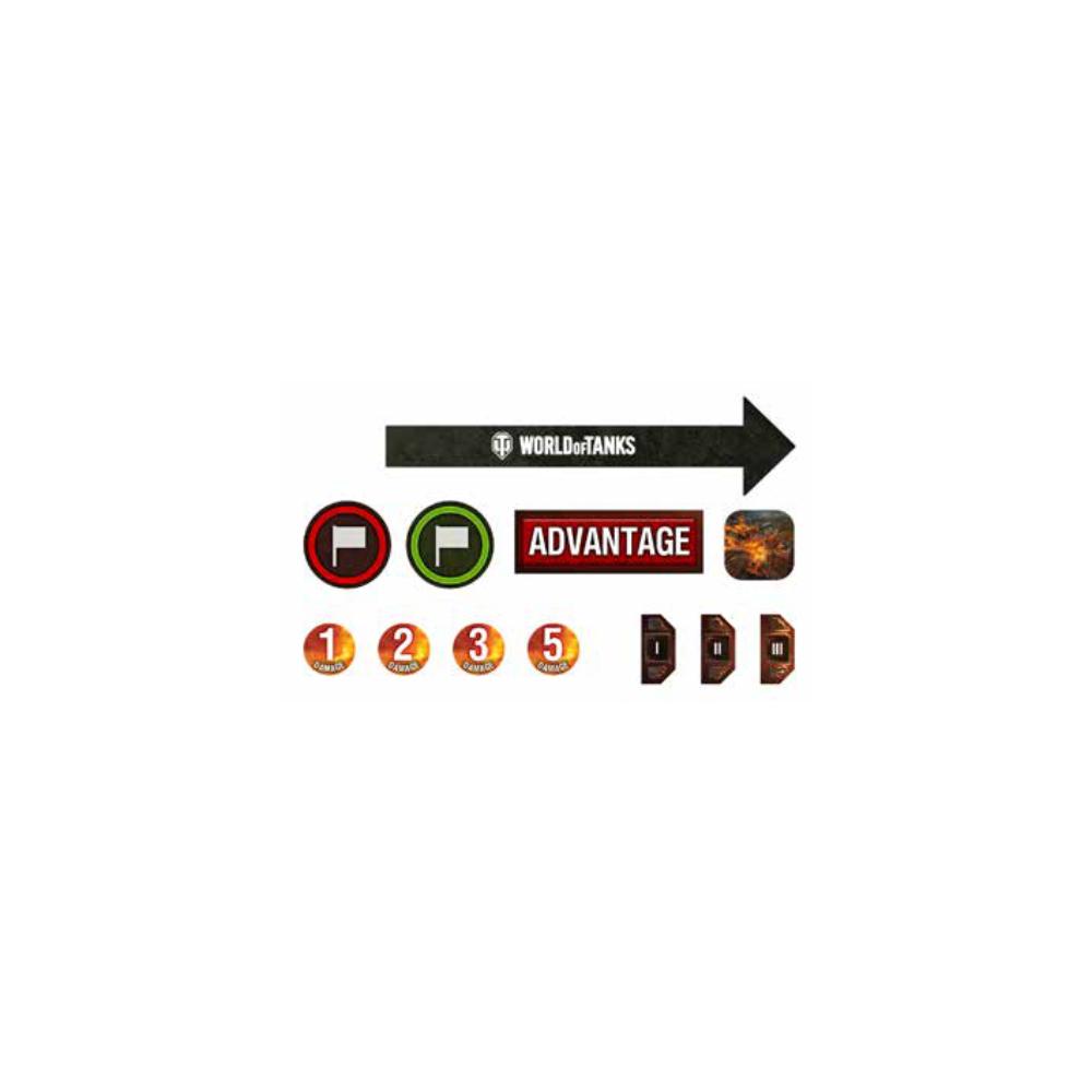 World of Tanks: Miniatures Game - Token Set (25)