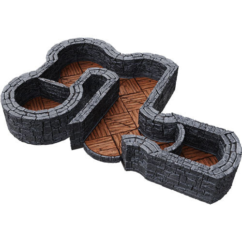 WarLock Tiles - Dungeon Tiles: 1" Angles & Curves Expansion