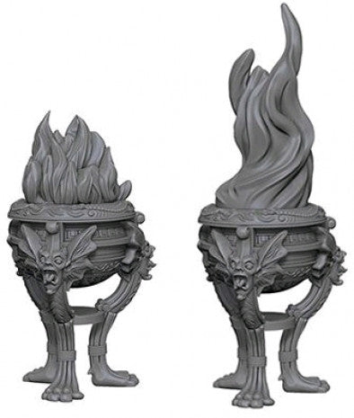 Wizkids: Deep Cuts Unpainted Miniatures - Braziers