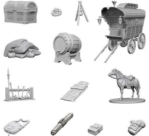 Nolzur's Marvelous Unpainted Miniatures - Adventurer's Campsite