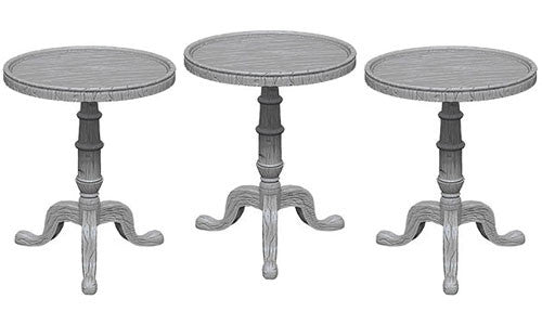 Wizkids: Deep Cuts Unpainted Miniatures - Small Round Tables