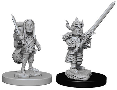 Nolzur's Marvelous Unpainted Miniatures - Male Halfling Fighter