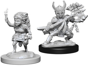 Nolzur's Marvelous Unpainted Miniatures - Female Halfling Fighter
