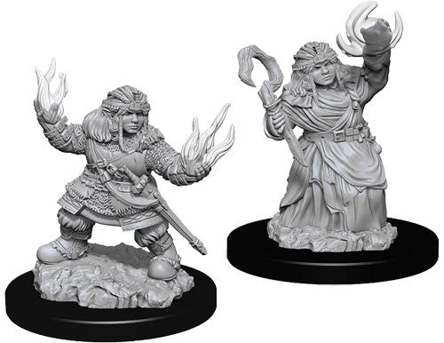 Pathfinder: Deep Cuts Unpainted Miniatures - Dwarf Female Summoner
