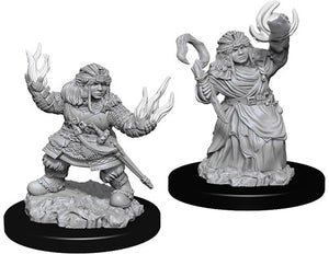 Pathfinder: Deep Cuts Unpainted Miniatures - Dwarf Female Summoner
