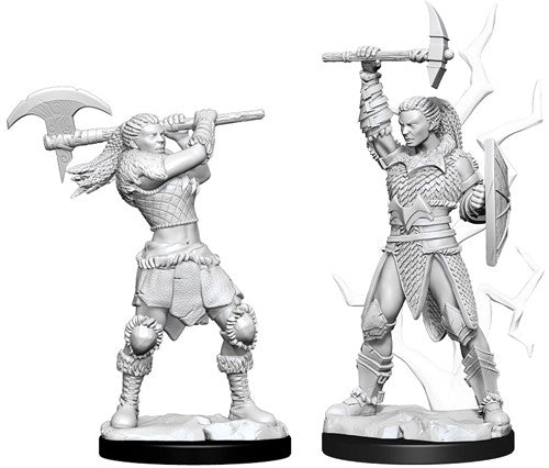 Nolzur's Marvelous Unpainted Miniatures - Female Goliath Barbarian