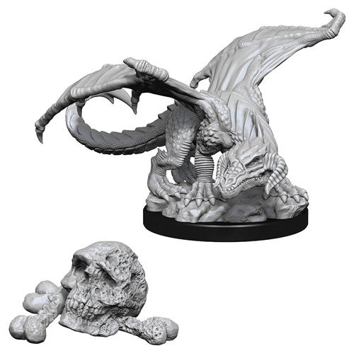 Nolzur's Marvelous Unpainted Miniatures - Black Dragon Wyrmling