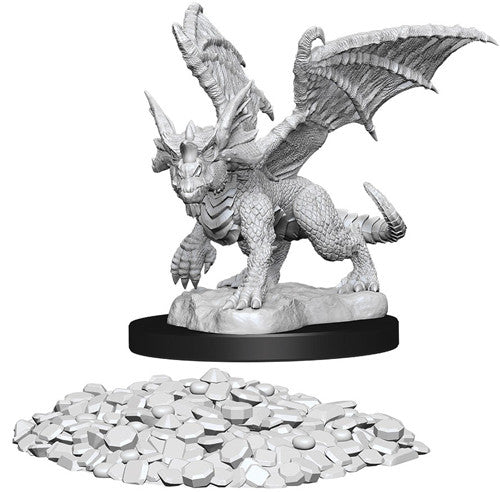 Nolzur's Marvelous Unpainted Miniatures - Blue Dragon Wyrmling