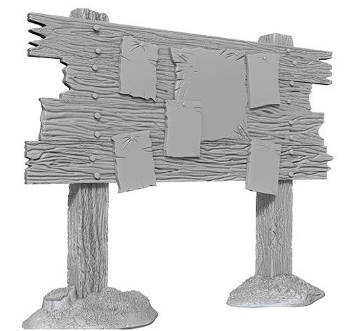 Wizkids: Deep Cuts Unpainted Miniatures - Bounty Board