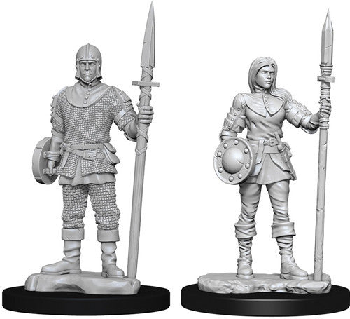 Wizkids: Deep Cuts Unpainted Miniatures - Guards