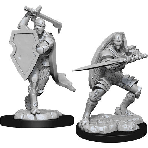 Nolzur's Marvelous Unpainted Miniatures - Warforged Fighter Male