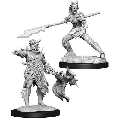 Magic: the Gathering Unpainted Miniatures - Coralhelm Commander & Halimar Wavewatch